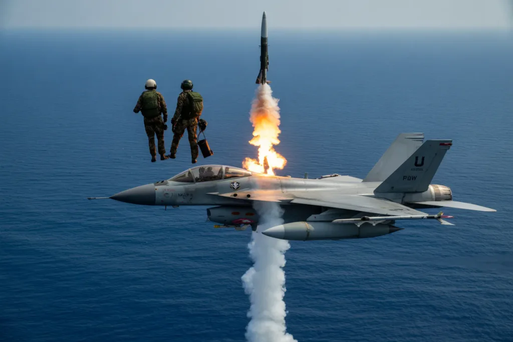 US Navy pilots shot down Red Sea