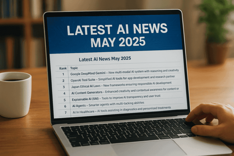 Latest AI News May 2025