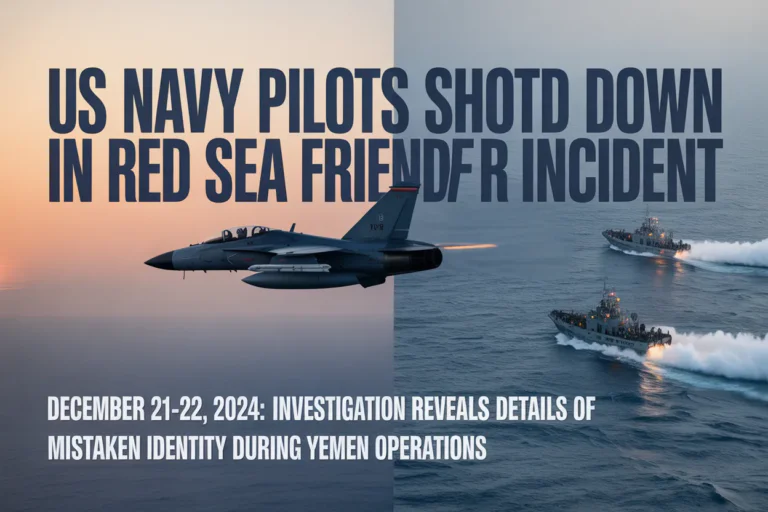 US Navy pilots shot down Red Sea