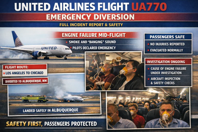 United Airlines Flight UA770 Emergency Diversion