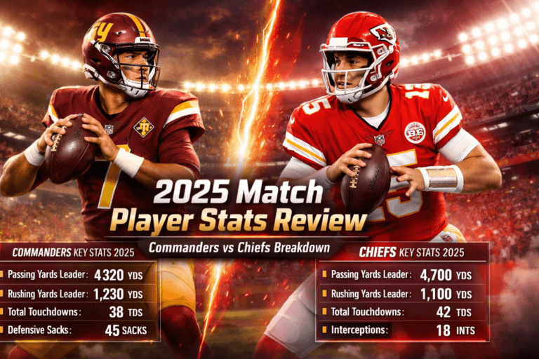 Washington Commanders vs Kansas City Chiefs Match Player Stats