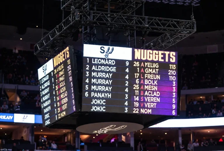 San Antonio Spurs vs Denver Nuggets Match Player Stats