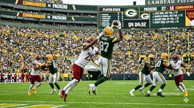 Washington Commanders vs Green Bay Packers Match Player Stats