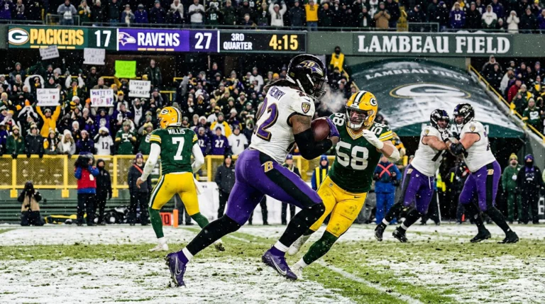 Baltimore Ravens vs Green Bay Packers Match Player Stats