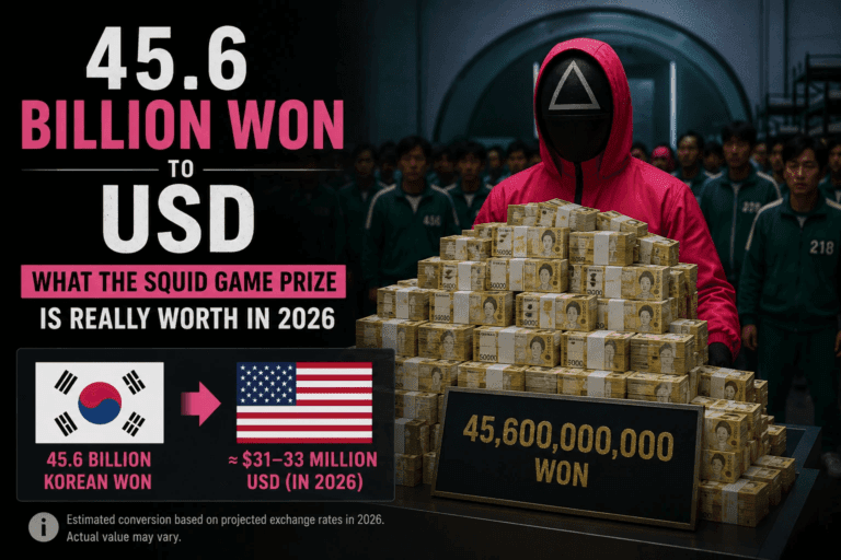 45.6 Billion Won to USD