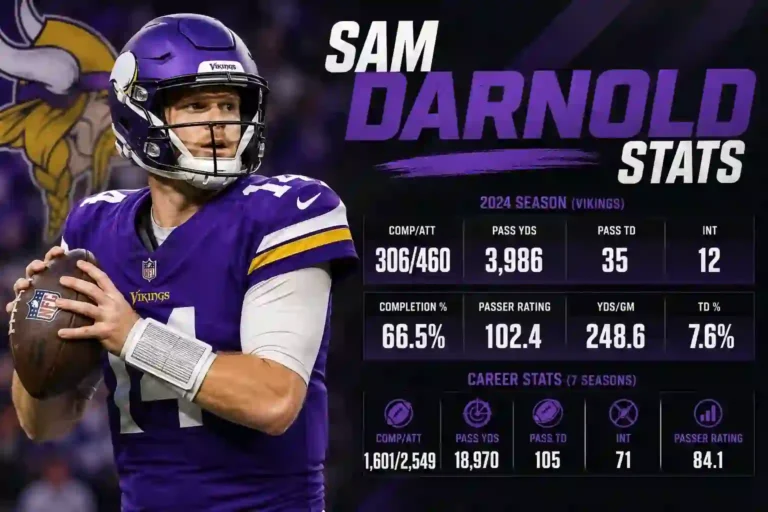 sam darnold's stats