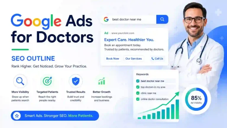 google ads for doctors seo outline