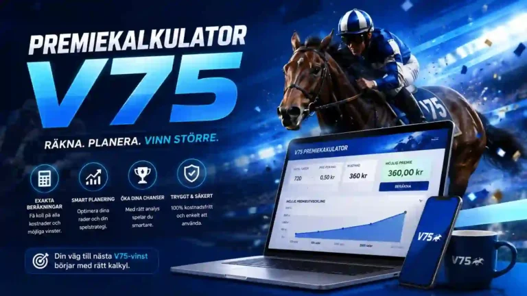 premiekalkulator V75