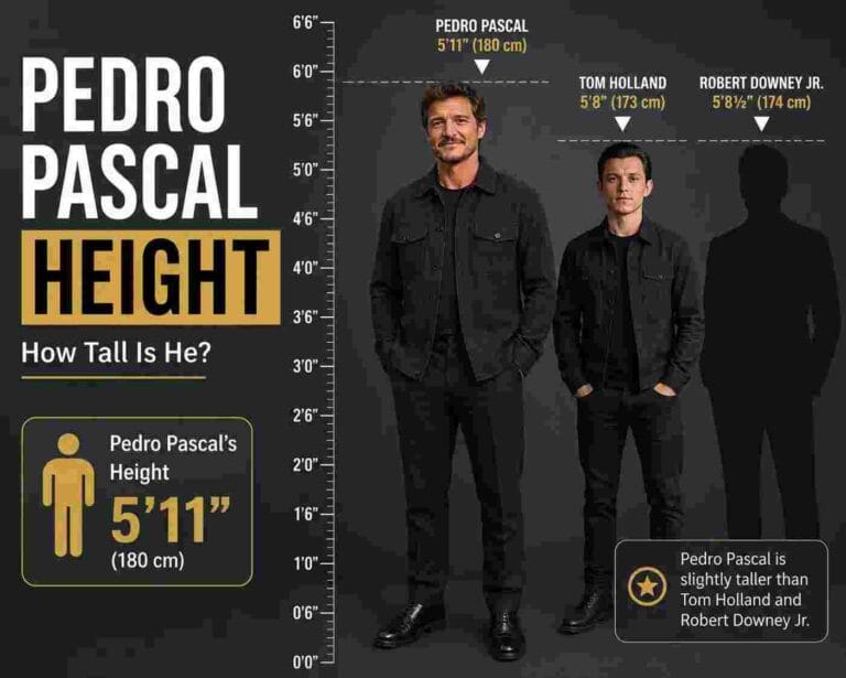 Pedro Pascal Height