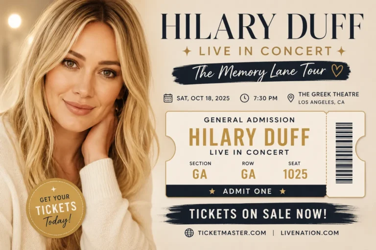 Hilary Duff tickets