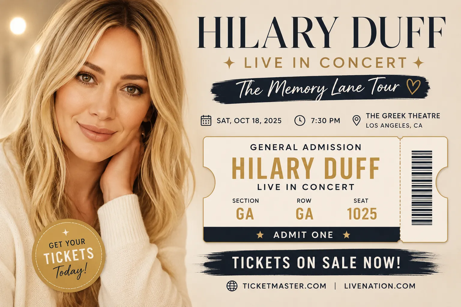 Hilary Duff tickets